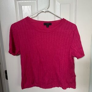 J Crew Women's Pink Top